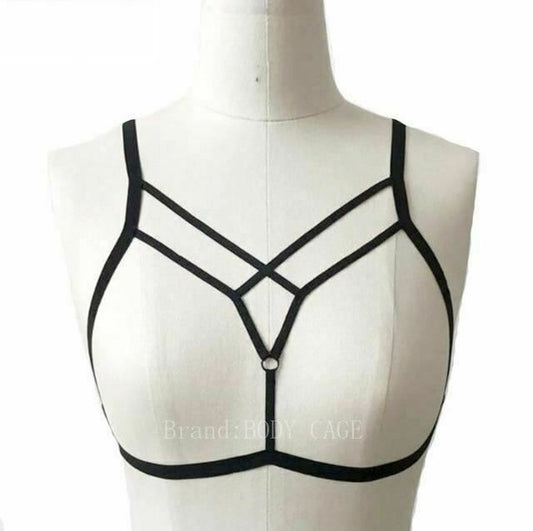 House Of Dasein Body Harness Women Lingerie Bondage Fetish Kink Restraints - Black O0472 V1257-15368892907586