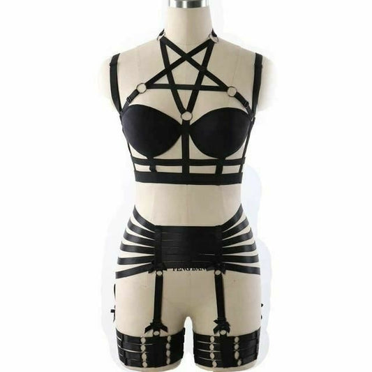 House Of Dasein Body Harness Women Lingerie Bondage Fetish Kink Restraints - N0070 O0208 P0126 V1257-15368893366338