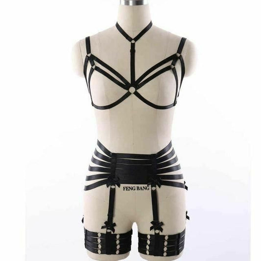 House Of Dasein Body Harness Women Lingerie Bondage Fetish Kink Restraints - O0091 P0126 V1257-15368893399106