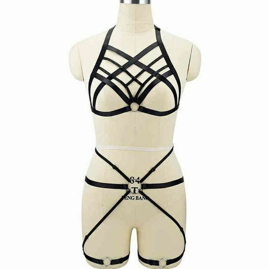 House Of Dasein Body Harness Women Lingerie Bondage Fetish Kink Restraints - N0094 O0485 P0183 V1257-15368893792322