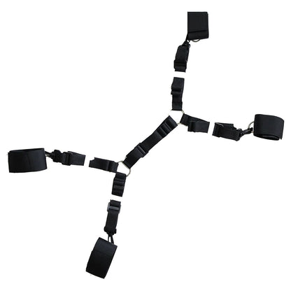 House Of Dasein Under Bed Restraint System Bondage Kink Bdsm Fetish - Black V1257-15369048031298