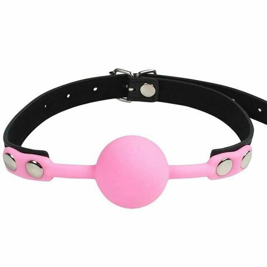 House Of Dasein Silicone Ball Gag Red Pink Black Breathable Bdsm Bondage Restraint - Pink V1257-15422787518530