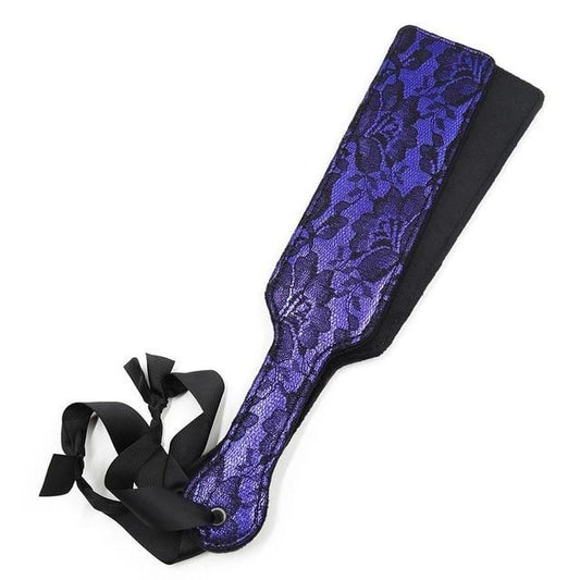 House Of Dasein Floral Spanking Paddle Bondage Kink Fetish - Purple - Wide Paddle V1257-15472215326786