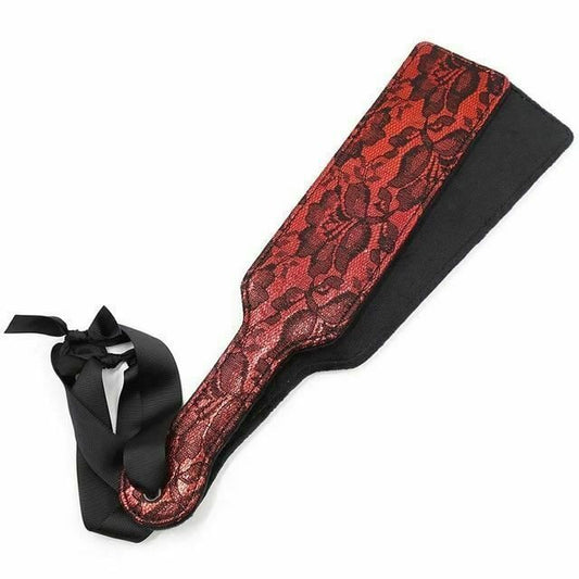 House Of Dasein Floral Spanking Paddle Bondage Kink Fetish - Red - Narrow Paddle V1257-15472215490626