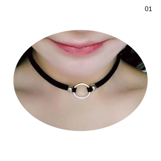 House Of Dasein Bdsm Day Collar Choker Necklace Slave Play Bondage Fetish - Black - Style 1 V1257-15472348561474