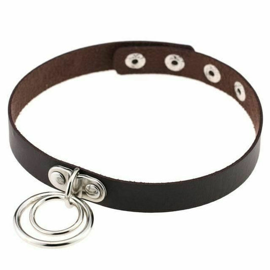 House Of Dasein Black Collar Choker Slave Submissive Bondage Kink Fetish Restraint - Black - As Picture V1257-15539460964418