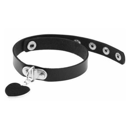 House Of Dasein Black Collar Choker Slave Submissive Bondage Kink Fetish Restraint - Black - As Picture 7 V1257-15539461193794