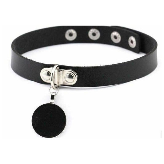 House Of Dasein Black Collar Choker Slave Submissive Bondage Kink Fetish Restraint - Black - As Picture 12 V1257-15539461324866
