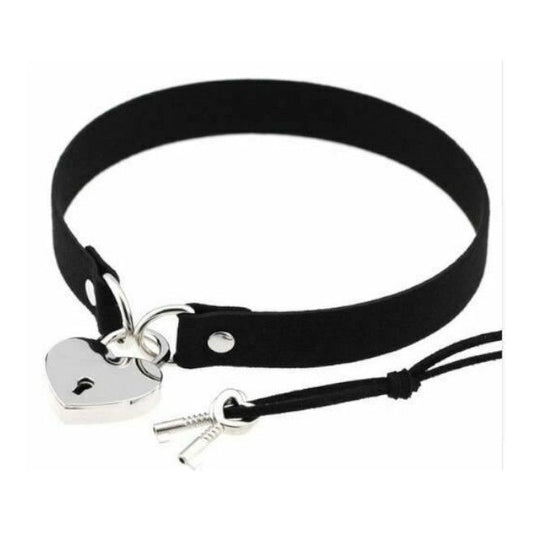 House Of Dasein Black Collar Choker Slave Submissive Bondage Kink Fetish Restraint - Black - As Picture 13 V1257-15539461357634