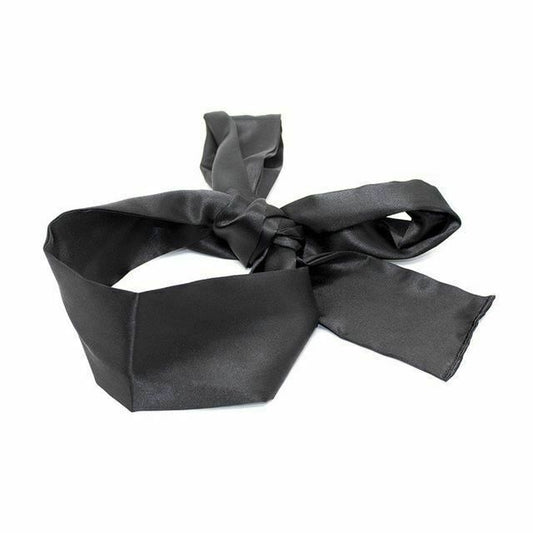 House Of Dasein Satin Eye Mask Bdsm Blindfold Bondage Fetish Restraints - Black V1257-15543875665986