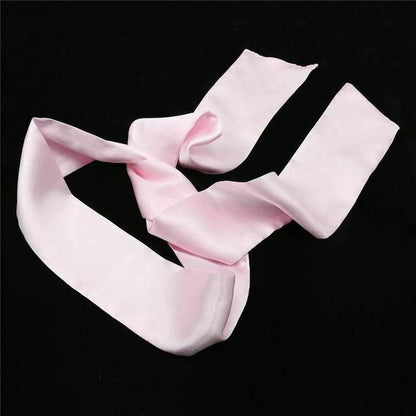 House Of Dasein Satin Eye Mask Bdsm Blindfold Bondage Fetish Restraints - Pink V1257-15543875698754