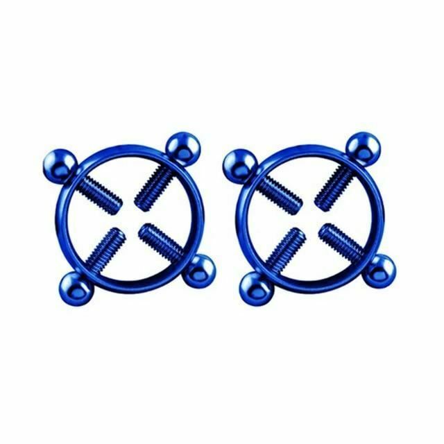 House Of Dasein Small Nipple Clamps 6 Colours Bondage Restraints - Sky Blue V1257-15604121043010