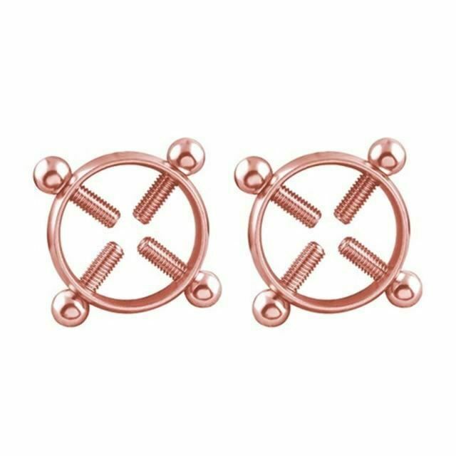 House Of Dasein Small Nipple Clamps 6 Colours Bondage Restraints - Rose Gold V1257-15604121108546
