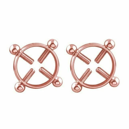 House Of Dasein Small Nipple Clamps 6 Colours Bondage Restraints - Rose Gold V1257-15604121108546
