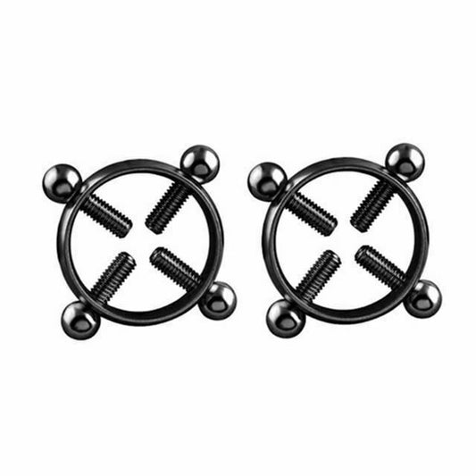 House Of Dasein Small Nipple Clamps 6 Colours Bondage Restraints - Black V1257-15604121174082