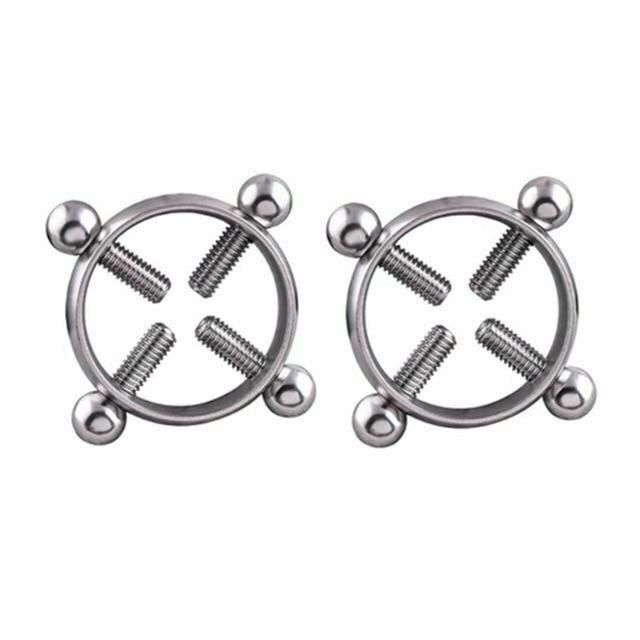 House Of Dasein Small Nipple Clamps 6 Colours Bondage Restraints - Silver V1257-15604121239618