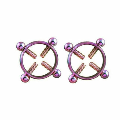 House Of Dasein Small Nipple Clamps 6 Colours Bondage Restraints - Violet V1257-15604121305154