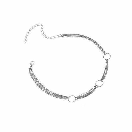 House Of Dasein Discreet Bdsm Choker Necklace Submissive Bondage Kink Fetish - Silver V1257-15821854736450