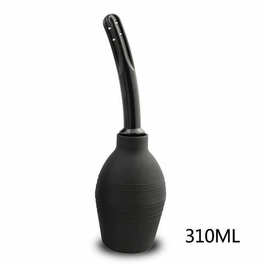 House Of Dasein Anal Washer Nozzle Pump Vaginal Shower Butt Plug Sex Toys Douche Enema - Black - 310Ml - An020 V1257-15853276823618