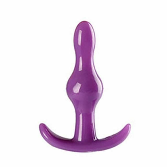 House Of Dasein Silicone Anal Dildo Butt Plug Set Bdsm Training Fetish - Purple - 8.5Cm V1257-15926911402050