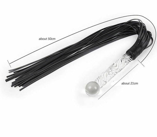 House Of Dasein Bdsm Flogger Glass Dildo Handle Sex Toy Impact Play Spanking Fetish V1257-15928014929986