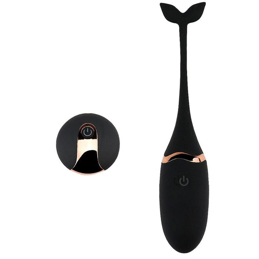 House Of Dasein Whale Vibrator Remote Usb Rechargeable G-Spot Stimulation - Black V1257-15988459077698