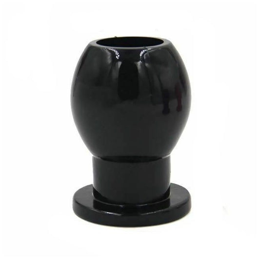 House Of Dasein Hollow Anal Plug Silicone Bdsm Enema Speculum Kink Fetish - Black - Small V1257-15995636154434