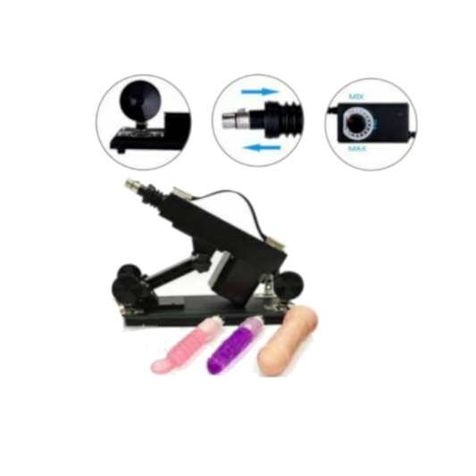House Of Dasein Automatic Sex Machine Plus Choose Your Own Attachments Dildos / Vibrator - Machine + 1S 1M 1H V1257-16015243214914