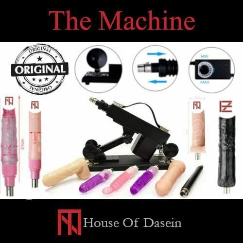House Of Dasein Automatic Sex Machine Plus Choose Your Own Attachments Dildos / Vibrator - Machine + 4S 4M 2H V1257-16015399747650