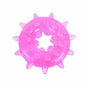 House Of Dasein Bdsm Silicone Cock Ring Snowflake Shape Ejaculation Delay Black Pink Blue Purple - Pink V1257-16062490869826