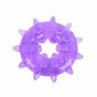 House Of Dasein Bdsm Silicone Cock Ring Snowflake Shape Ejaculation Delay Black Pink Blue Purple - Purple V1257-16062490902594