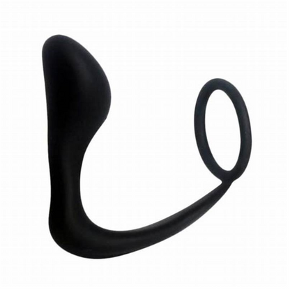 House Of Dasein Anal Vibrator Cock Ring Testicle Male Prostate Massager - Black - Model A V1257-16063316328514