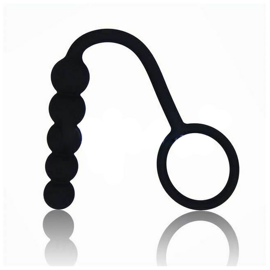 House Of Dasein Anal Vibrator Cock Ring Testicle Male Prostate Massager - Black - Model C V1257-16063316394050