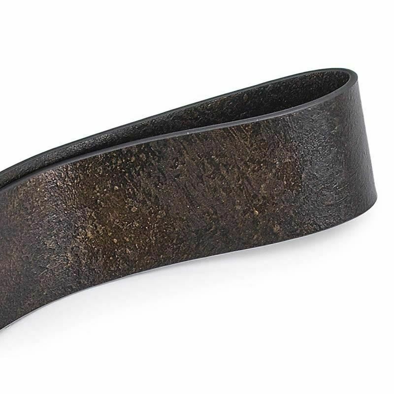 House Of Dasein Bronze Leather Spanking Paddle Real Handle Impact Toy - Bronze V1257-16108597248066