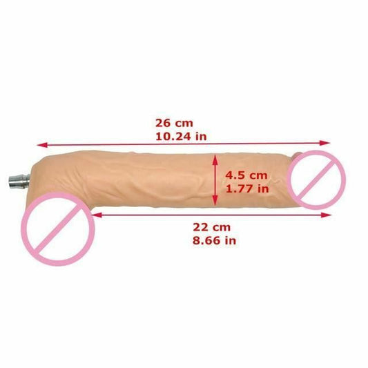 House Of Dasein Premium Sex Machine Attachments Vac U Lock Dildo Suction Cup Anal Plug - 26 X 4.5 Cm V1257-16143645409346