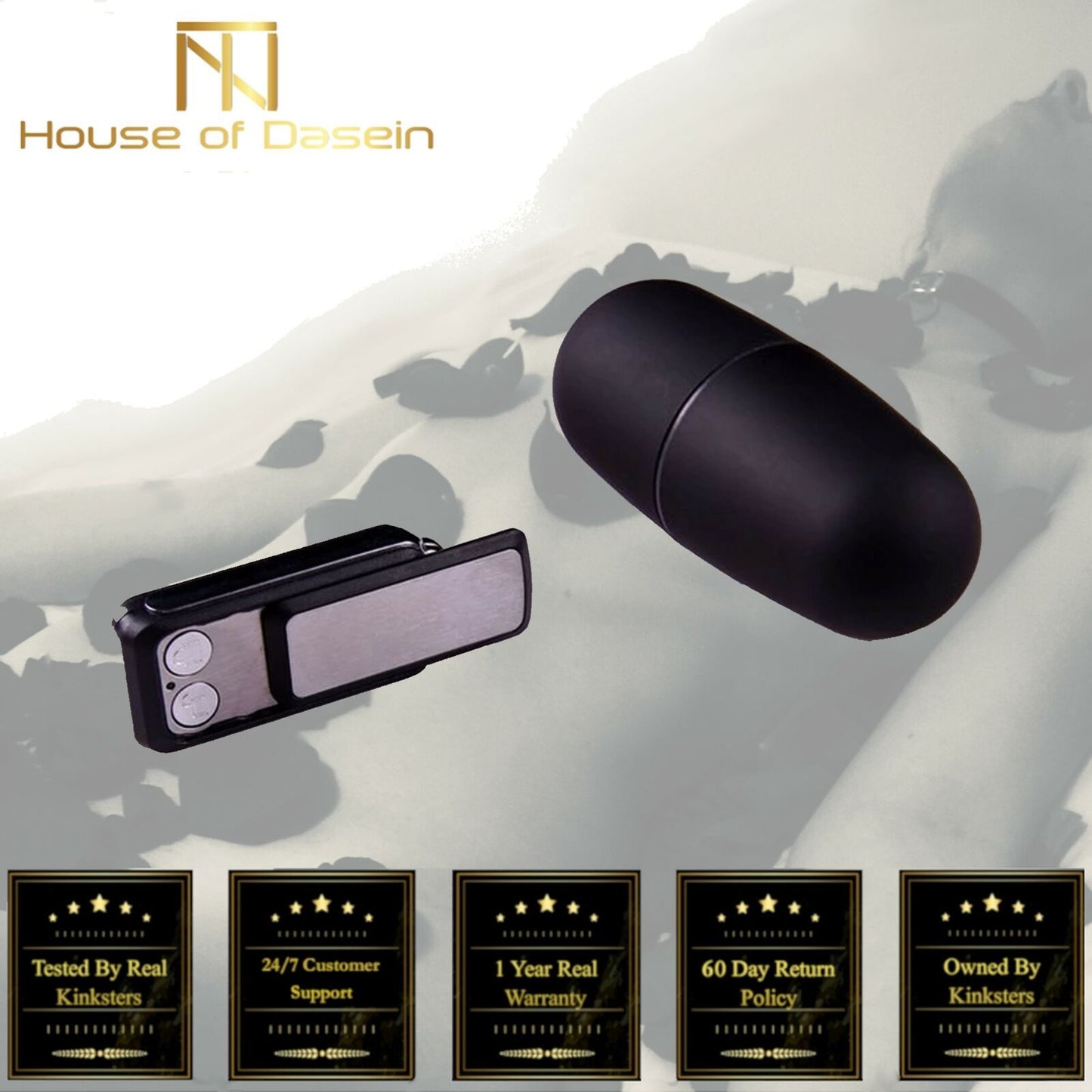 House Of Dasein Wireless Jump Egg Vibrating Remote Mini Vibrator Bondage Kink Bdsm V1257-16185580290114