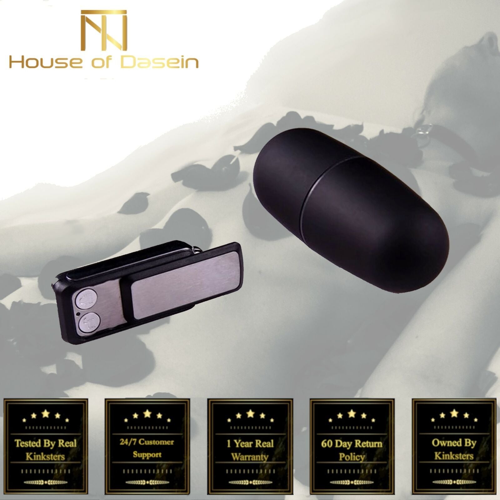 House Of Dasein Wireless Jump Egg Vibrating Remote Mini Vibrator Bondage Kink Bdsm V1257-16185580290114