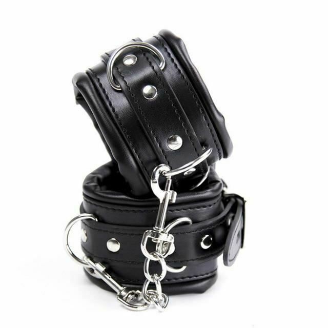 House Of Dasein Bdsm Padded Handcuffs Bondage Kink Fetish Restraints - Black V1257-16199901151298