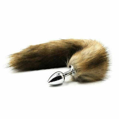 House Of Dasein Fluffy Fox Bunny Tail Anal Plug Pet Play Bdsm Cosplay - Brown - Fox Tail V1257-16208515563586
