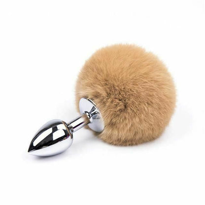 House Of Dasein Fluffy Fox Bunny Tail Anal Plug Pet Play Bdsm Cosplay - Coffee - Bunny Tail V1257-16208515727426
