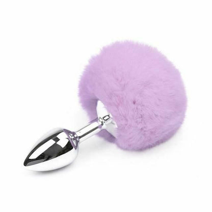 House Of Dasein Fluffy Fox Bunny Tail Anal Plug Pet Play Bdsm Cosplay - Purple - Bunny Tail V1257-16208515825730