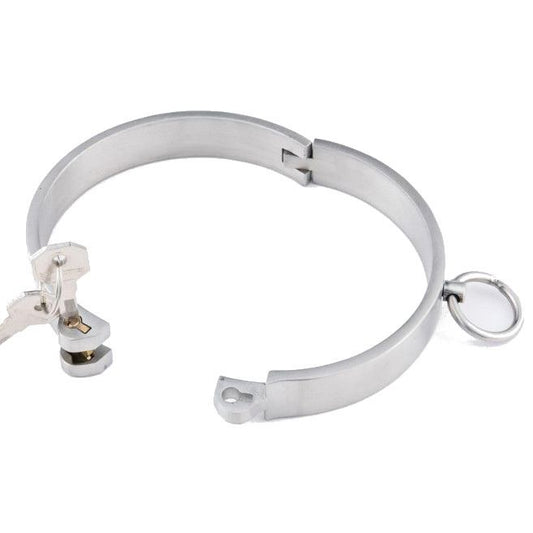 House Of Dasein Bdsm Locking Stainless Steel Slave Collar Bondage Fetish Restraints - Female V1257-16214389981250