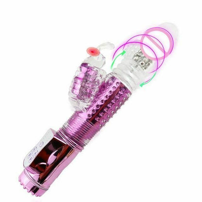 House Of Dasein Telescopic Thrusting Rabbit Vibrator G-Spot Clitoral Stimulation - Pink V1257-16225277837378