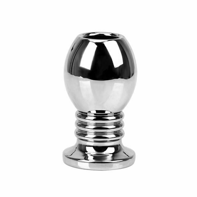 House Of Dasein Stainless Steel Hollow Anal Dilator Butt Plug Bdsm Medical Play - Medium - Thread V1257-16225335509058