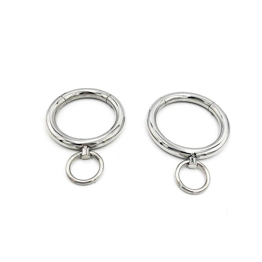 House Of Dasein Stainless Steel Bdsm Handcuffs Ankle Cuffs Collar Metal Bondage Restraints Kit - Female - V1257-16225627897922