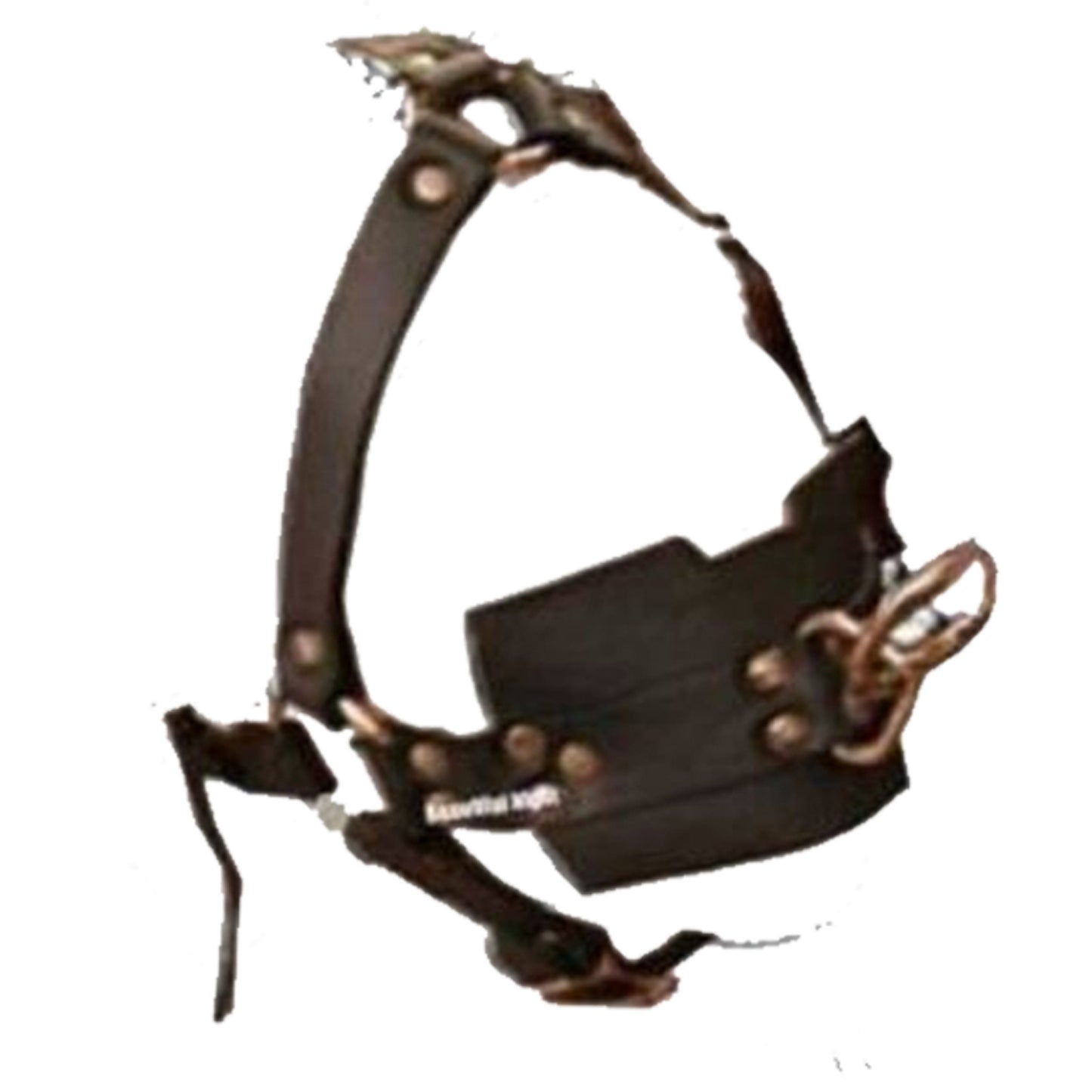 House Of Dasein Ball Gag Head Harness Mask Muzzle Blindfold Bondage Kink Bdsm Fetish Restraints - Style C V1257-16225650901058