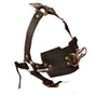 House Of Dasein Ball Gag Head Harness Mask Muzzle Blindfold Bondage Kink Bdsm Fetish Restraints - Style C V1257-16225650901058