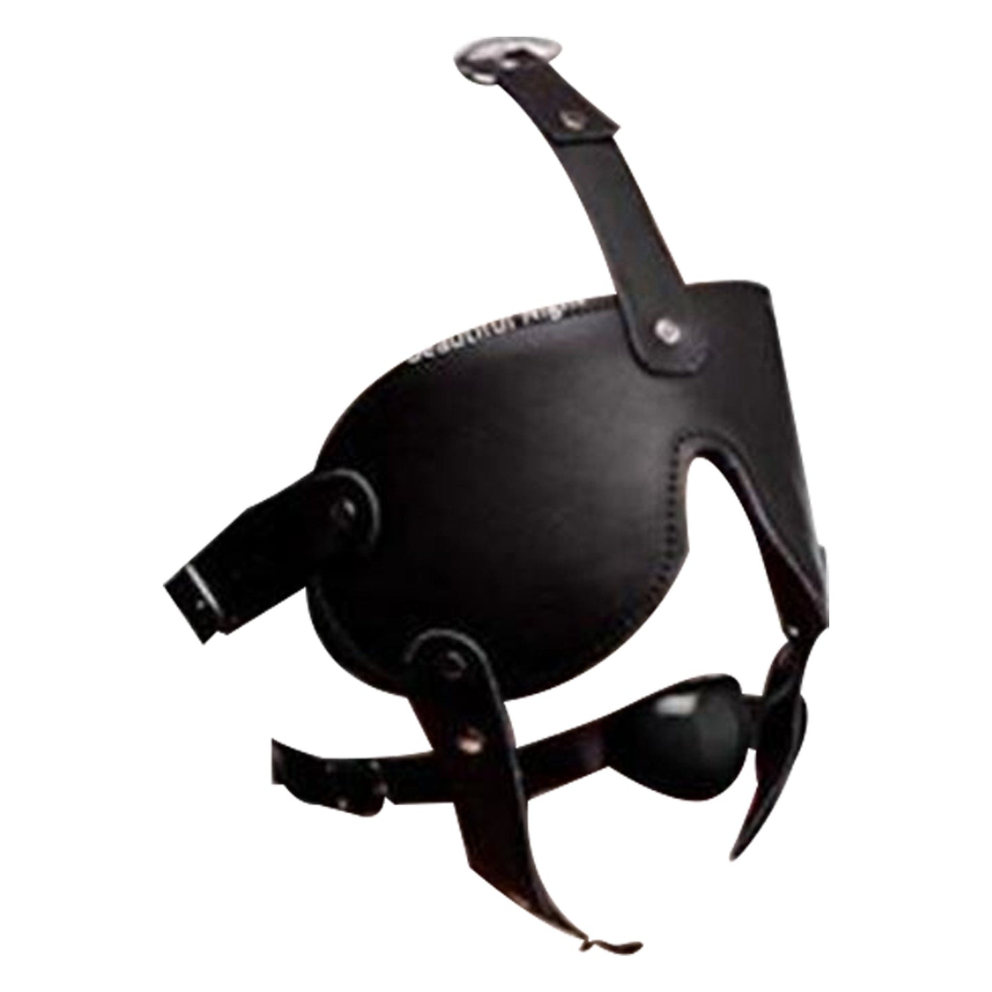 House Of Dasein Ball Gag Head Harness Mask Muzzle Blindfold Bondage Kink Bdsm Fetish Restraints - Style D V1257-16225650933826