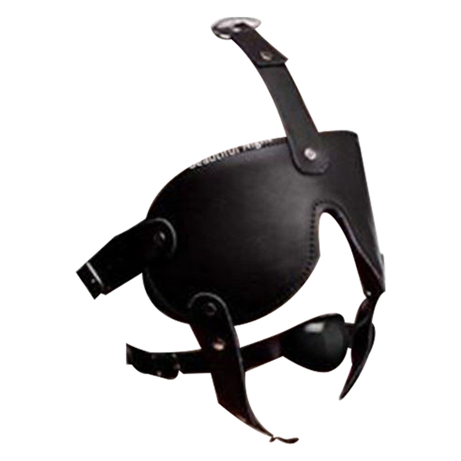 House Of Dasein Ball Gag Head Harness Mask Muzzle Blindfold Bondage Kink Bdsm Fetish Restraints - Style D V1257-16225650933826