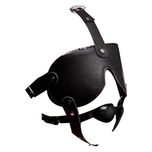 House Of Dasein Ball Gag Head Harness Mask Muzzle Blindfold Bondage Kink Bdsm Fetish Restraints - Style D V1257-16225650933826